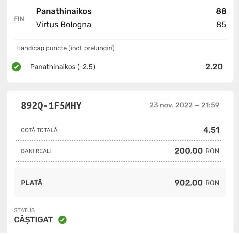 Bilet câștigător în SuperSocial, marca Revista Sport Magazin