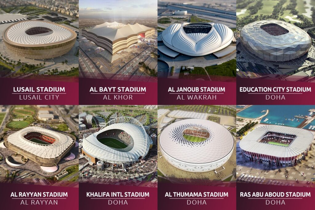 Cum arată stadioanele unde se joacă meciurile Campionatului Mondial 2022 din Qatar! Video
