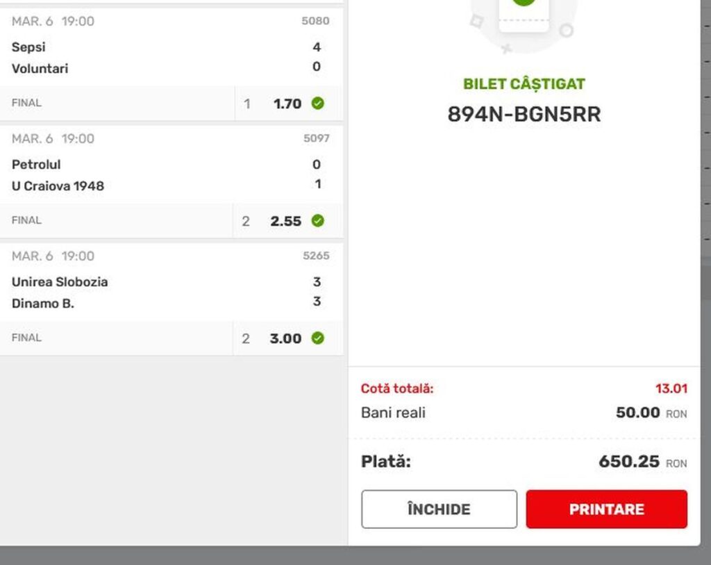 Grupul Rapidiștilor Aristocrați, bilet câștigător la Superbet!