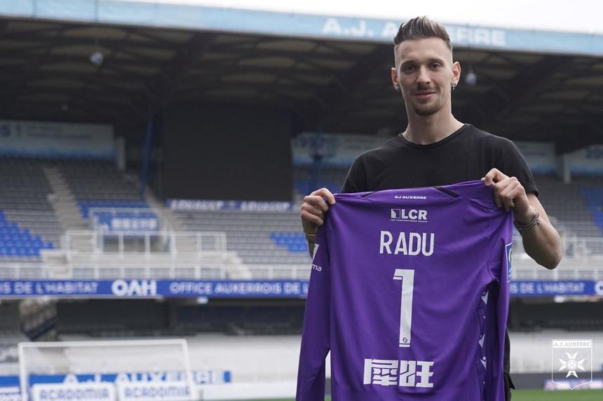 Ionuţ Radu, împrumutat la Auxerre, unde va purta numărul 1