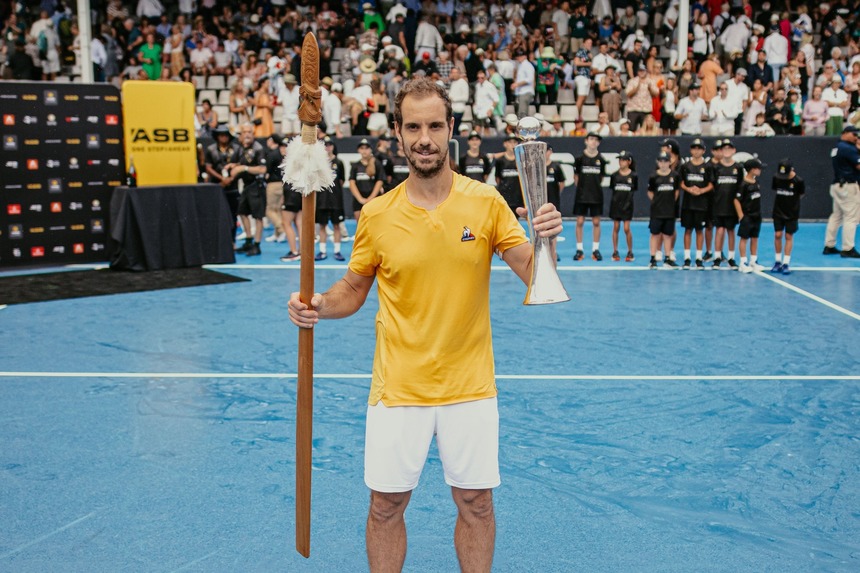 Gasquet a câştigat turneul de la Auckland