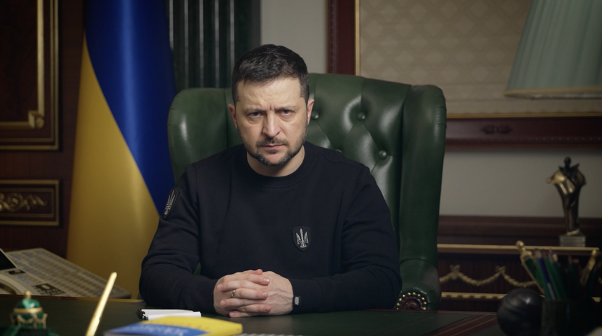 Zelenski critică din nou CIO şi anunţă că i-a scris lui Macron pentru JO Paris