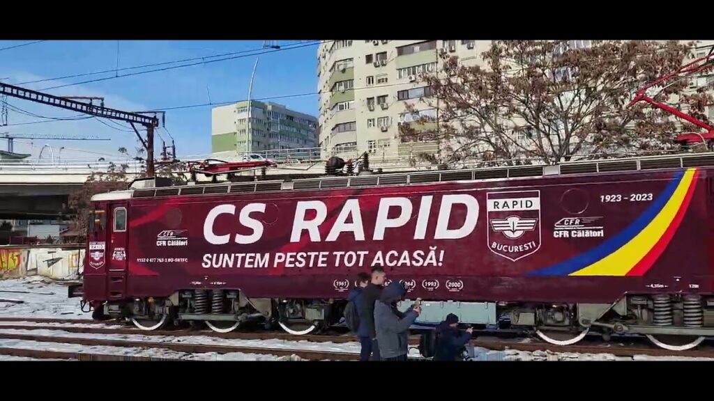 S-a pus în mișcare locomotiva Rapid 100! „Noi ne dorim să ne ducă spre titluri”! Video