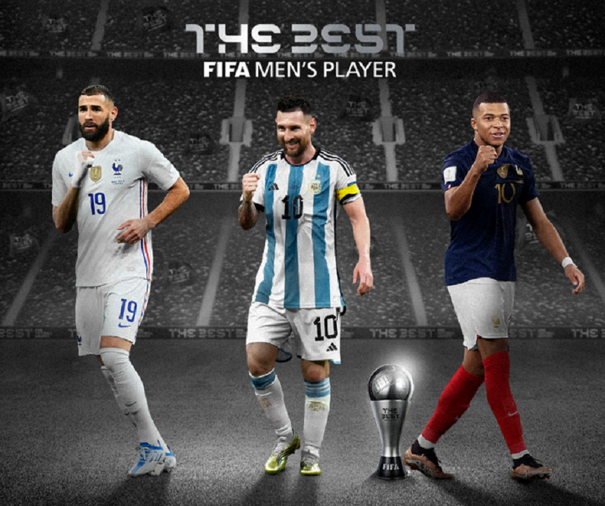 Messi, Benzema şi Mbappe sunt finaliştii pentru trofeul The Best FIFA