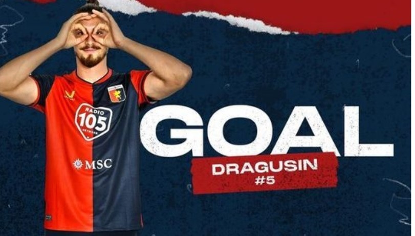 George Puşcaş și Radu Drăgușin au marcat pentru Genoa în partida cu Cosenza