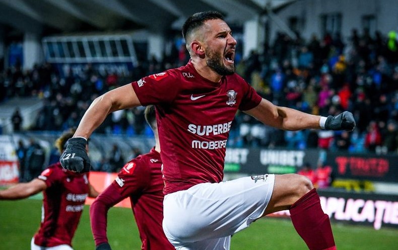FC Botoşani – Rapid 1-2. Golul victoriei, marcat de Dragoș Grigore din foarfecă la ultima fază a meciului
