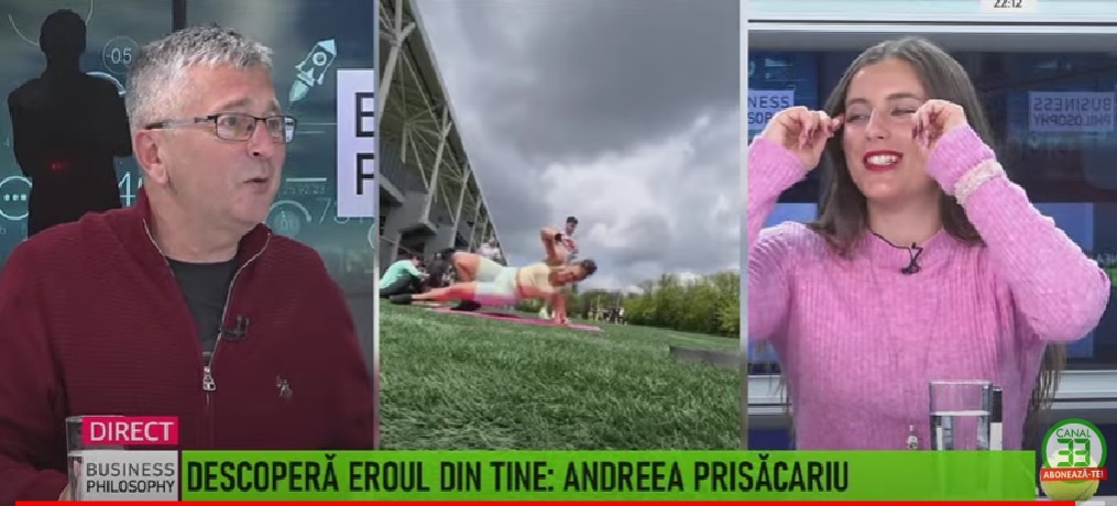 Descoperă eroul din tine: Andreea Prisăcariu – Emisiune BP