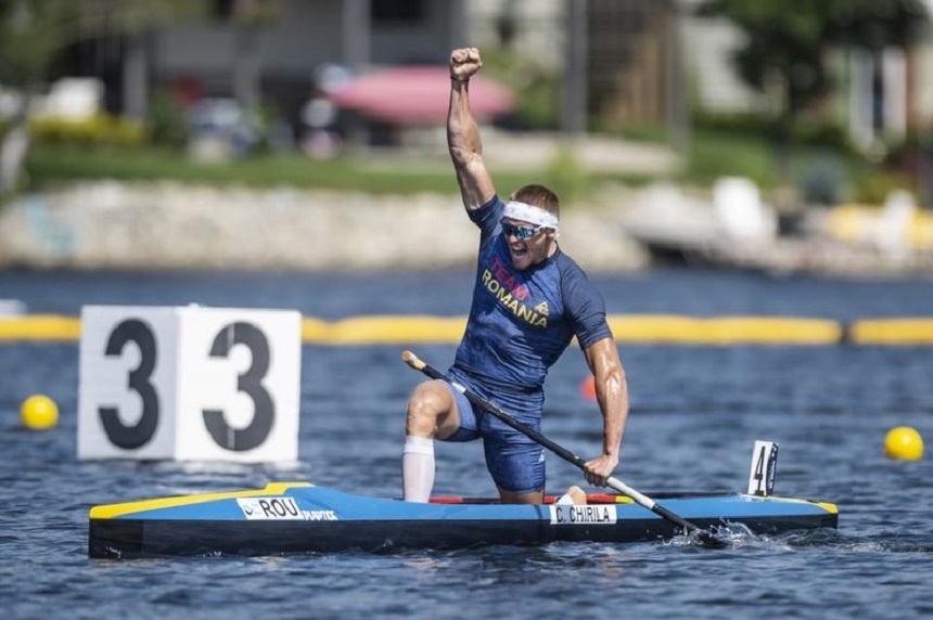 Cătălin Chirilă a câștigat medalie de aur de canoe simplu 500 m la Cupa Mondială de la Szeged