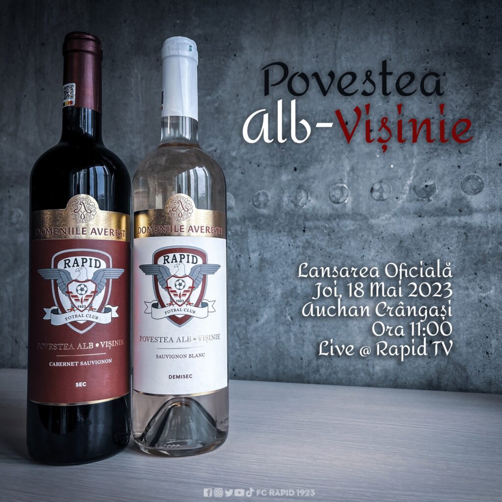 Rapidiștii și-au lansat o marcă de vin