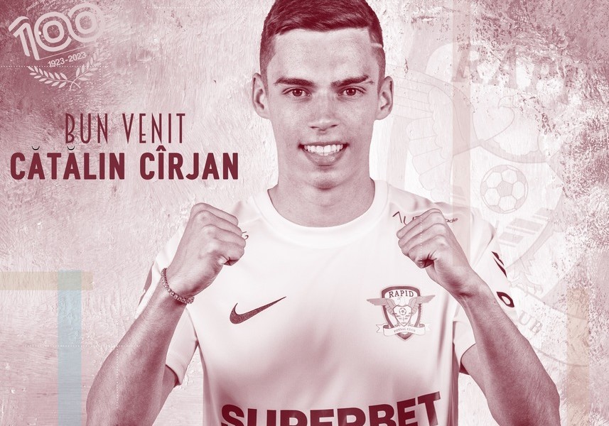 Cătălin Cîrjan, împrumutat de FC Rapid de la Arsenal Londra