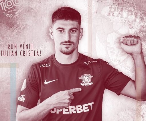 Iulian Cristea, fost jucător la FCSB, a fost transferat la FC Rapid