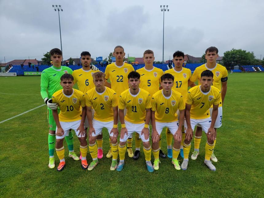 România U17 – Austria U17, scor 2-2, în meci amical