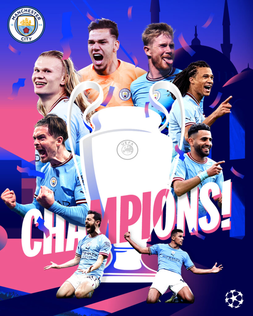Manchester City a câştigat pentru prima dată Liga Campionilor