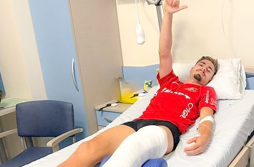 Dragoş Iancu a suferit o fractură deschisă de peroneu