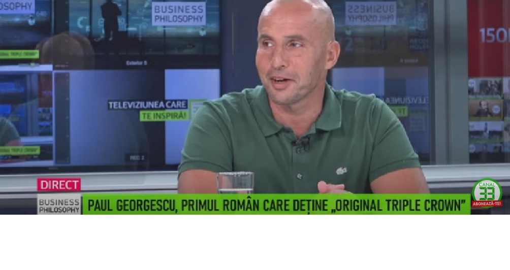 Paul Georgescu, primul român deținător al „Original Triple Crown” – Emisiune Business Philosophy