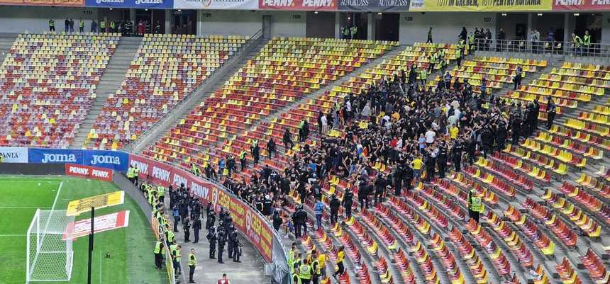 Au fost identificaţi 458 de suporteri din cauza căruia a fost întrerupt meciul România – Kosovo