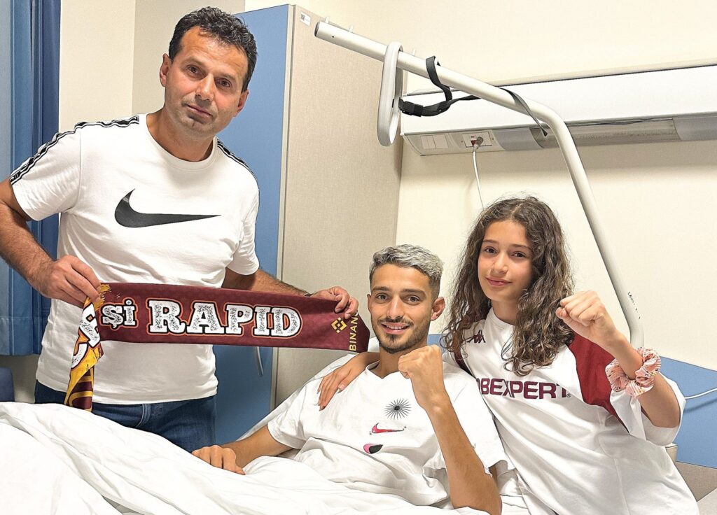 Albion Rrahmani a fost operat! Cât lipsește jucătorul celor de la Rapid
