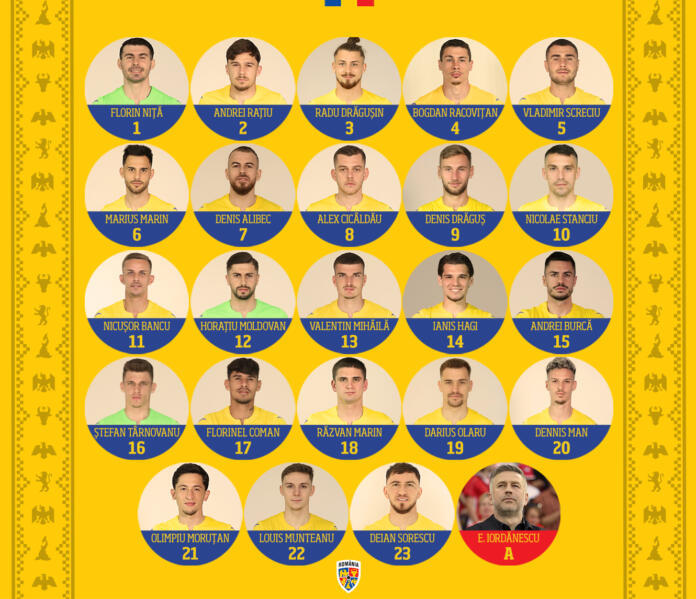 Tricolorii selecționați pentru meciul cu Belarus