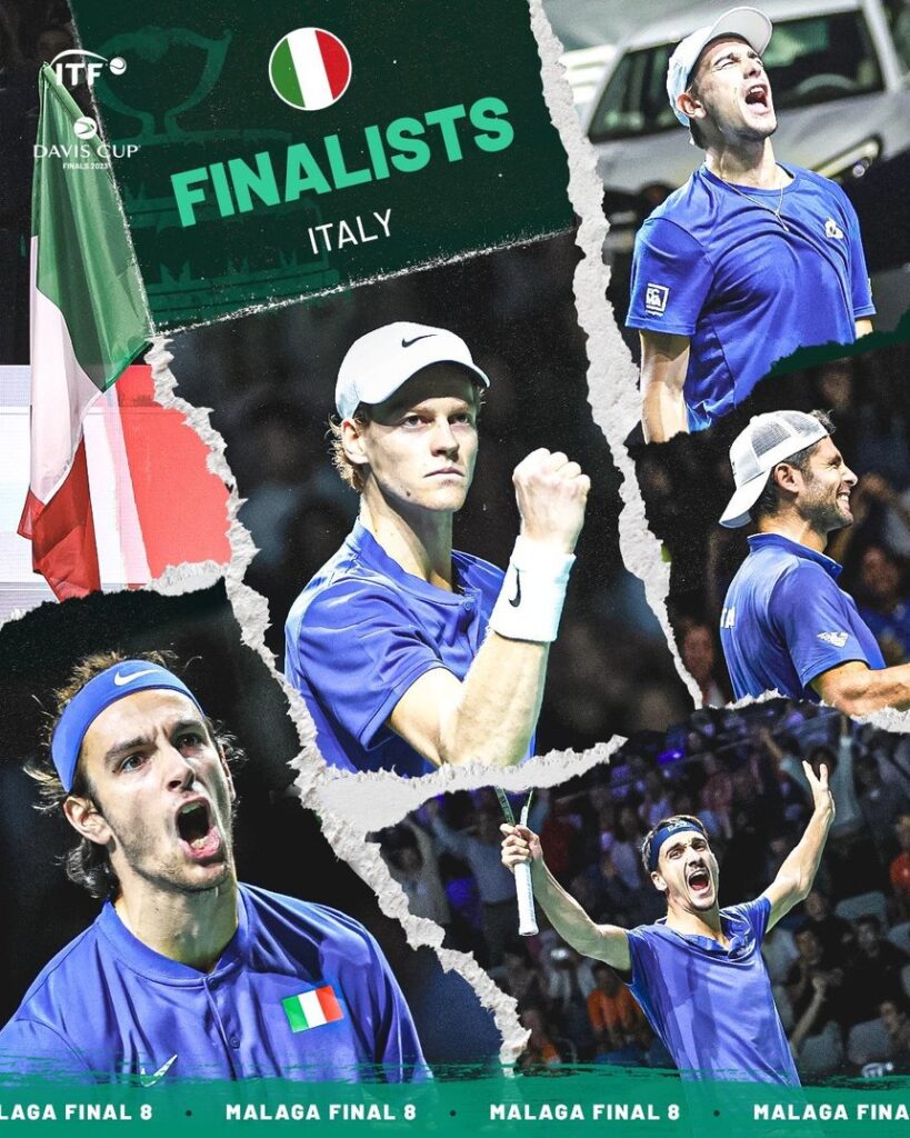 Italia lui Sinner a eliminat Serbia lui Djokovici şi va juca în finală cu Australia