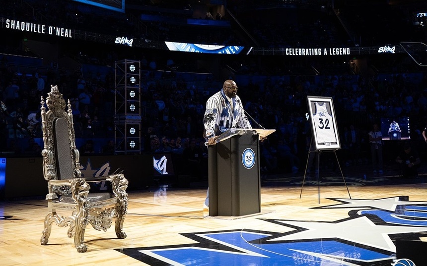 Orlando Magic a retras tricoul cu numărul 32 al lui Shaquille O’Neal