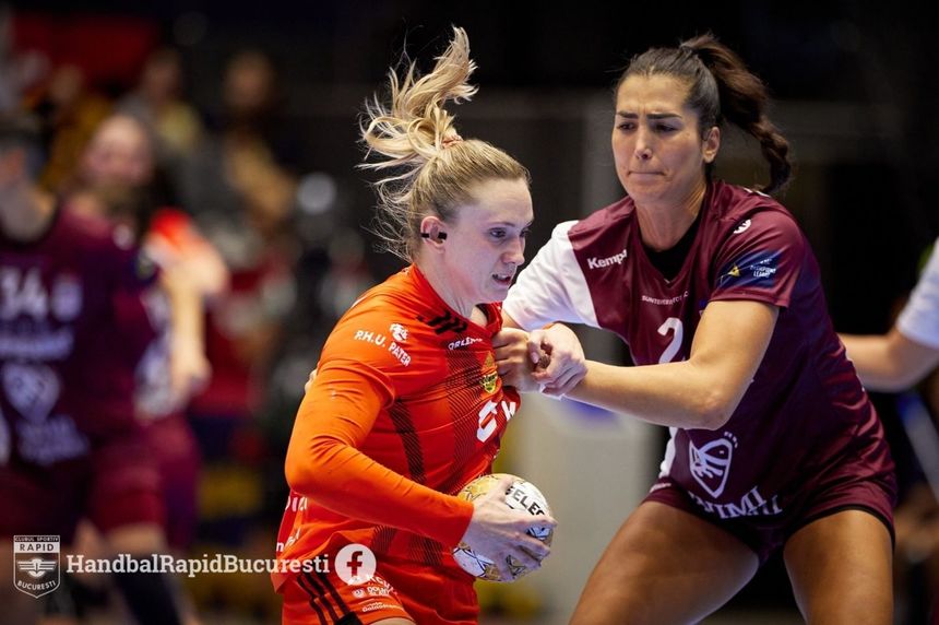 Rapid, victorie în deplasare cu MKS Lubin, în grupa B a Ligii Campionilor