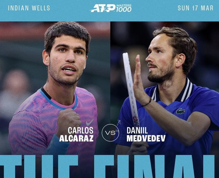 Alcaraz – Daniil Medvedev, finala de la Indian Wells