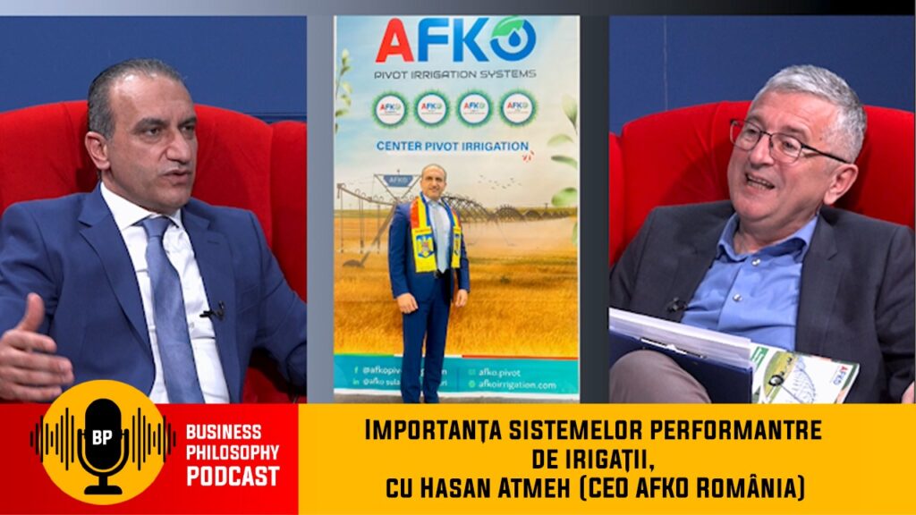 Importanța sistemelor performante de irigații, cu Hasan Atmeh (CEO AFKO România)