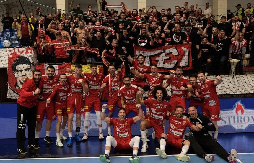 Dinamo Bucureşti s-a calificat în sferturile European League la handbal masculin, unde va juca cu Skjern Handbold
