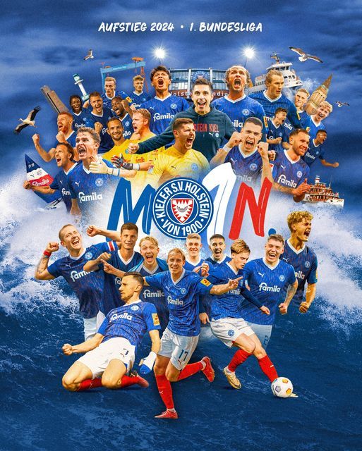 Holstein Kiel a promovat în premieră în prima ligă germană
