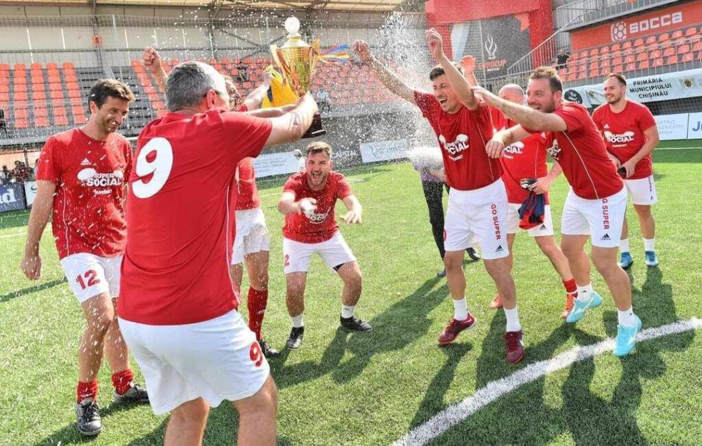 Naționala de fotbal a jurnaliștilor români va participa la Euro Cup Media din Chișinău