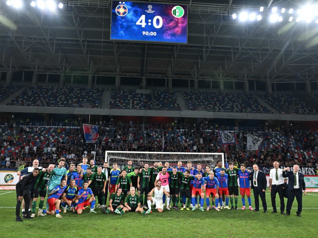 FCSB, victorie fără probleme cu Virtus! Echipa lui Gigi Becali va juca în turul al doilea preliminar al Ligii Campionilor cu Maccabi Tel Aviv
