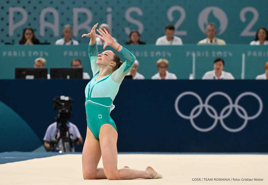 Ana Bărbosu a primit medalia de bronz de la sol de la JO Paris