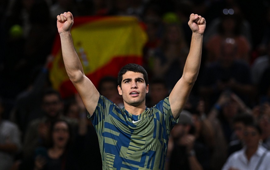Alcaraz, primul finalist la Roland Garros, după ce l-a învins pe Auger-Aliassime