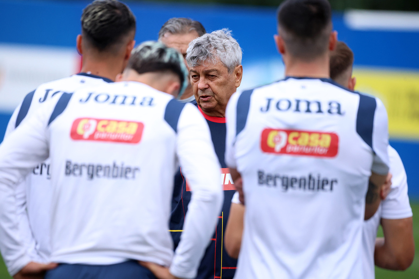 Mircea Lucescu a condus prima şedinţă de pregătire la echipa naţională după o pauză de 38 de ani