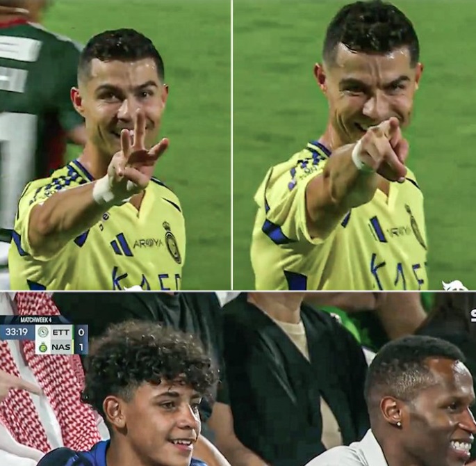 Ronaldo, gest viral pentru Cristiano Junior, după ce a marcat 