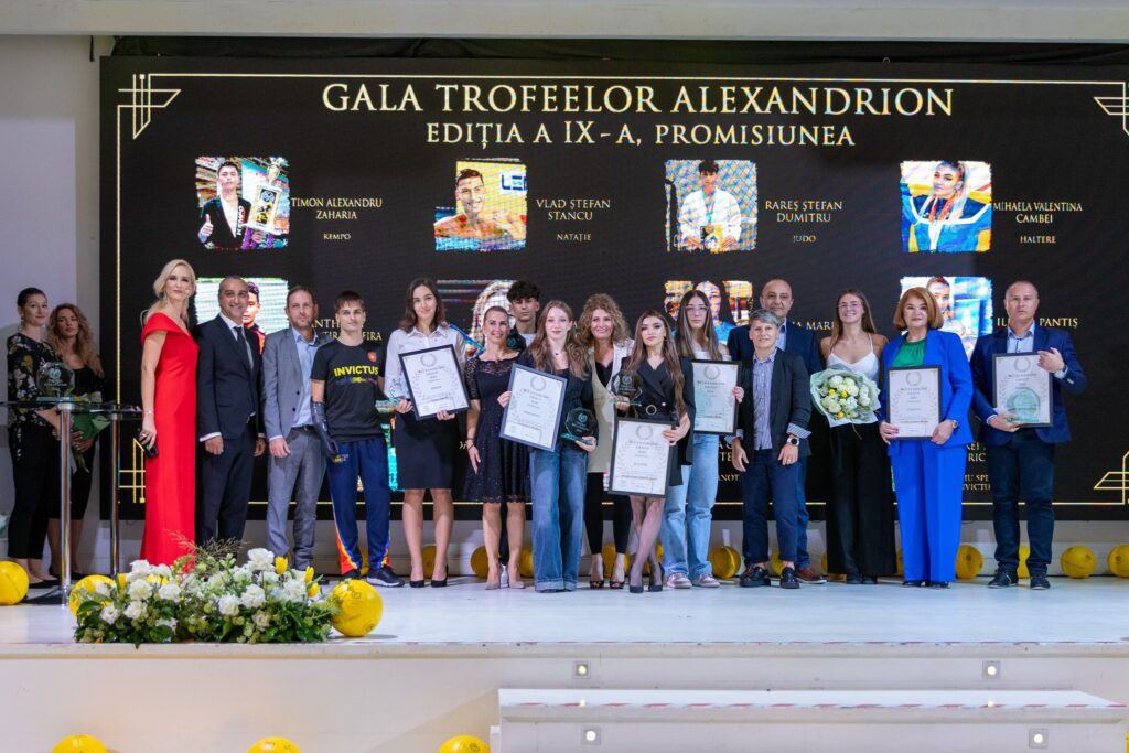 Ana Maria Bărbosu, Mihaela Cambei sau Vlad Stancu, printre premianții Galei Trofeelor Alexandrion – Promisiunea. Florin Gardoș, Alina Dumitru, Pușa Diță sau Veronica Cochela, printre cei care au oferit premii