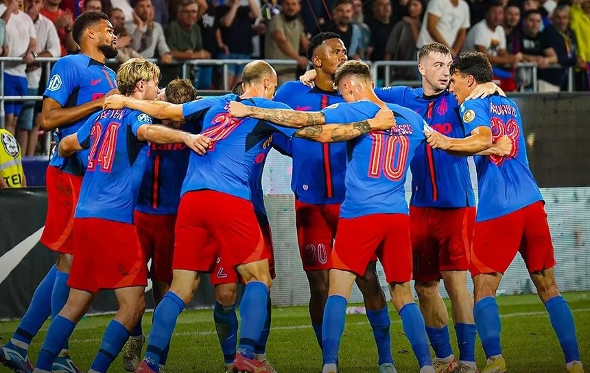 FCSB va înfrunta formația Olympique Lyon în Liga Europa / Programul optimilor de finală