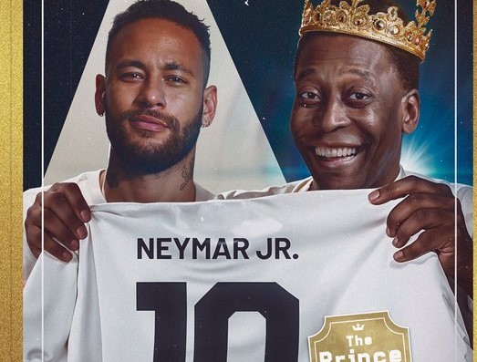Neymar va purta la Santos numărul 10 al lui Pele