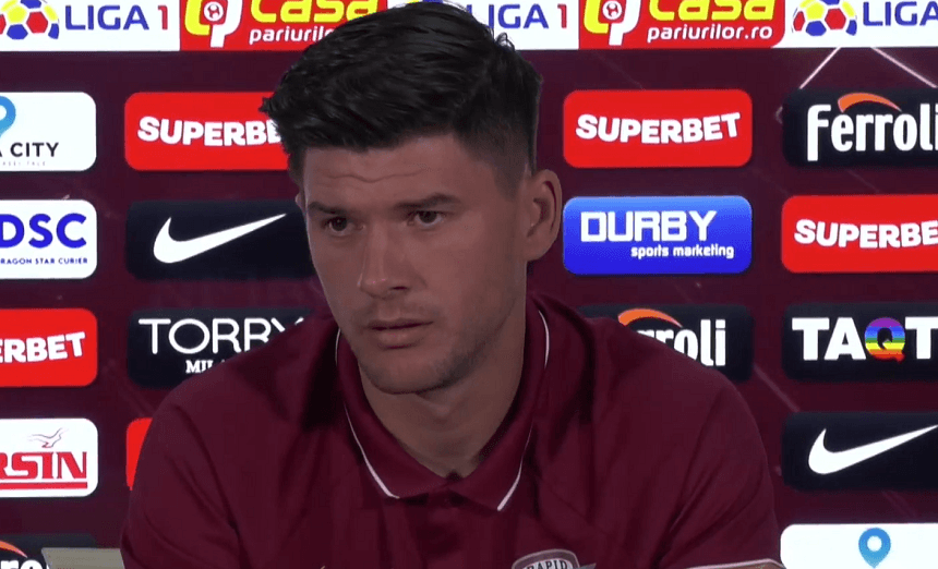 Săpunaru: Meciul cu CFR Cluj va fi ultimul al meu ca jucător al Rapidului pe Giuleşti