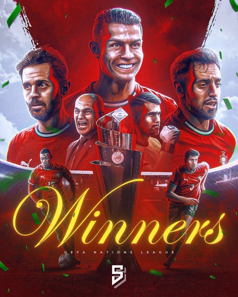 Cristiano Ronaldo a plâns de bucurie după câştigarea Ligii Naţiunilor