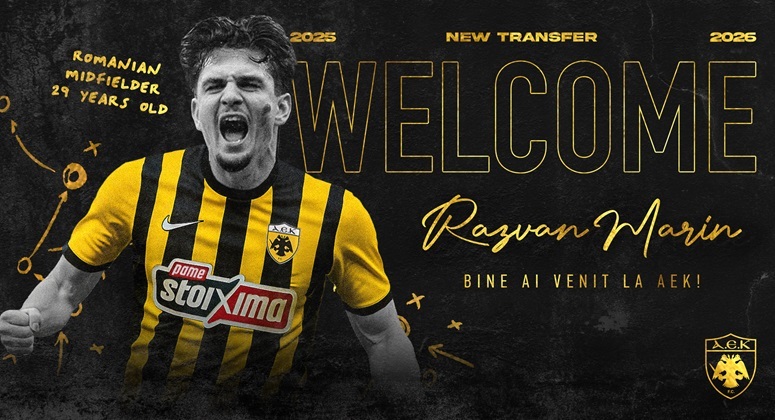 Răzvan Marin va evolua la AEK Atena