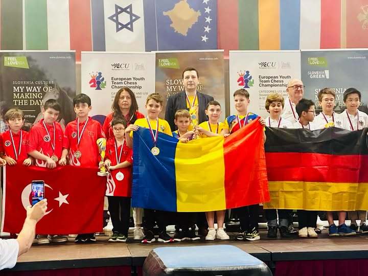 Echipa României, campioană europeană la șah la categoria sub 12 ani