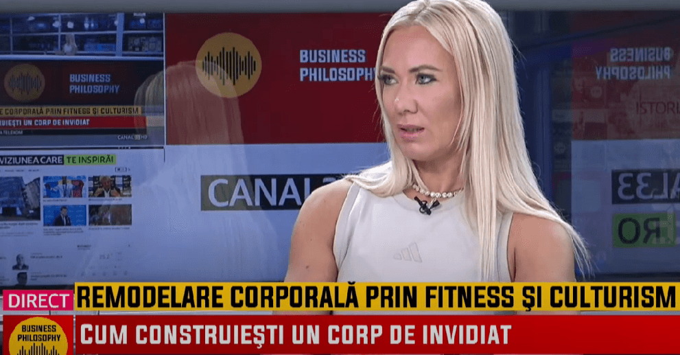 Despre remodelarea corporalǎ prin fitness şi culturism, la emisiunea Business Philosophy