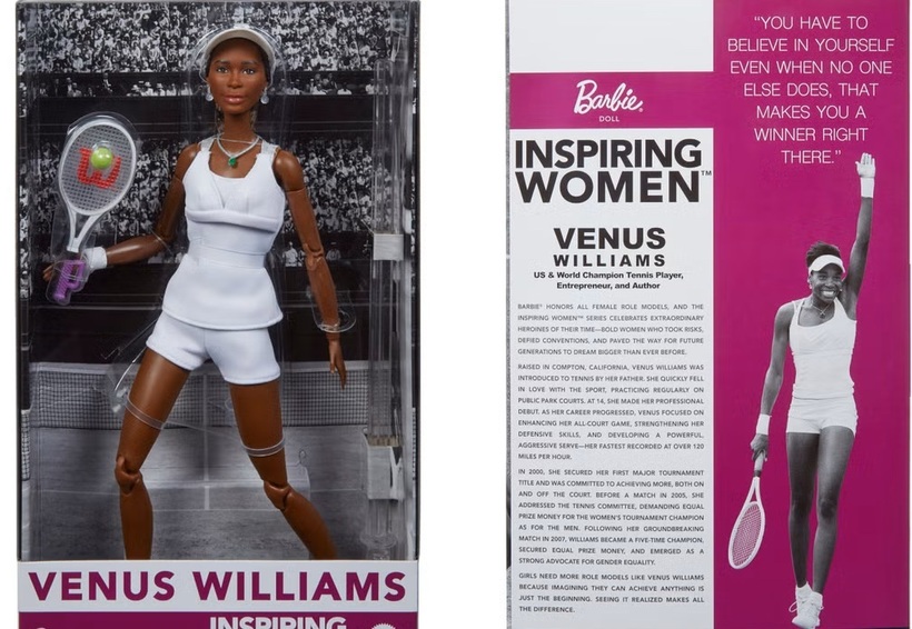 Venus Williams este Barbie din colecția „Femei care Inspiră”