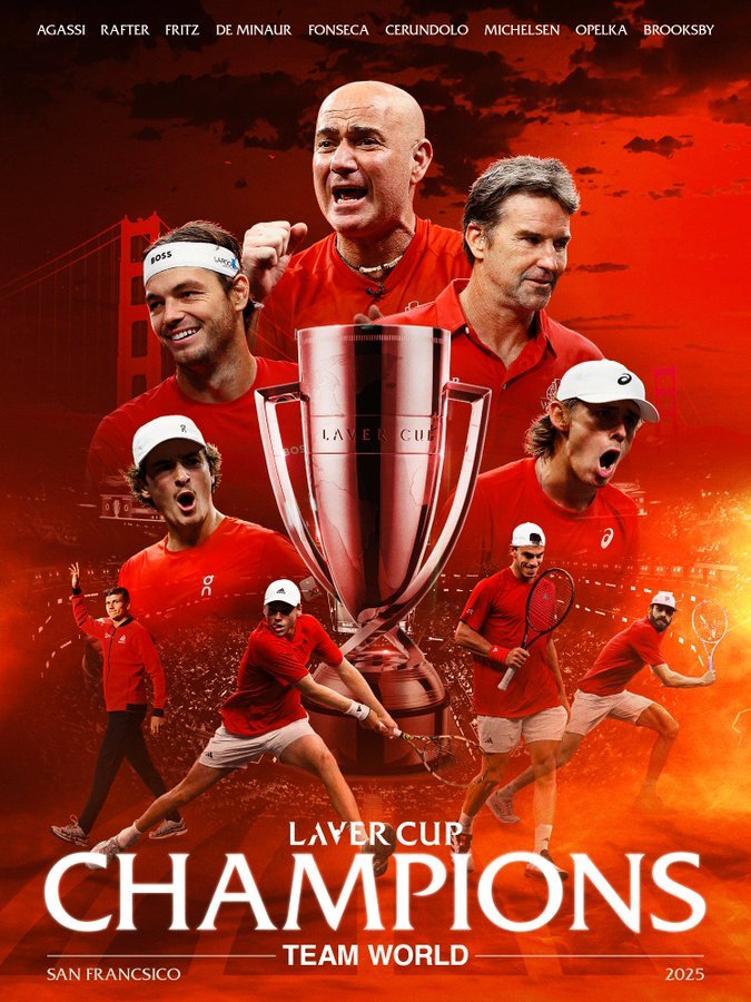 Echipa Lumii a câştigat Laver Cup pentru a treia oară, după ce a învins echipa Europei, scor 15-9