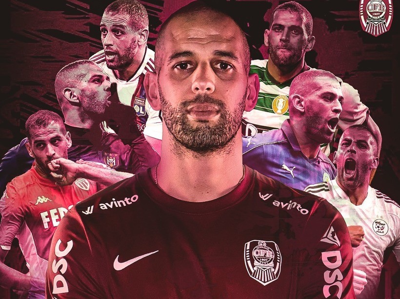 Islam Slimani, cel mai bun marcator din istoria Algeriei, a semnat cu CFR Cluj