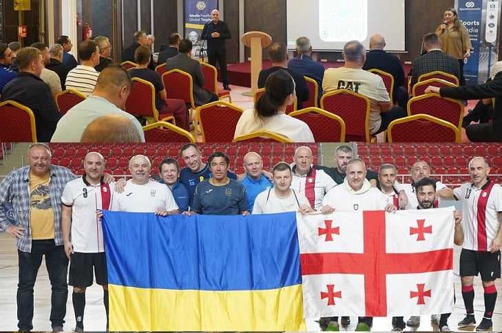 Simpozion și competiție de fotbal la Turneul Internațional Media din Georgia