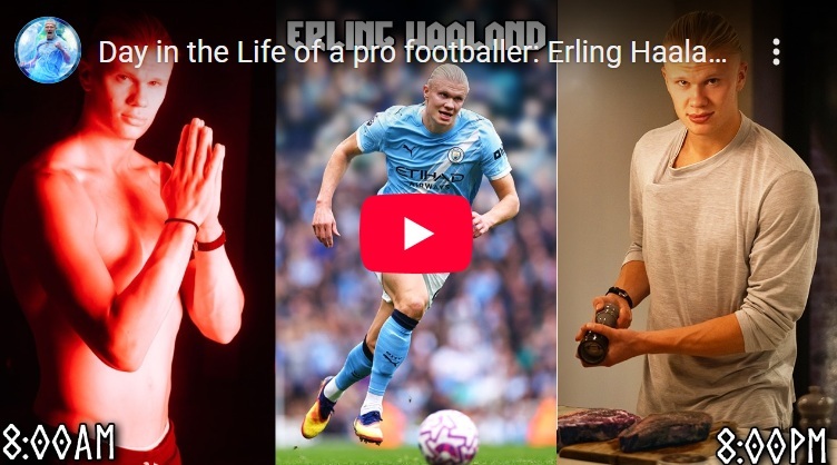 Haaland dezvăluie la debutul pe YouTube că pune sirop de arţar în cafea și folosește aparat cu lumină roşie pentru vitamina D