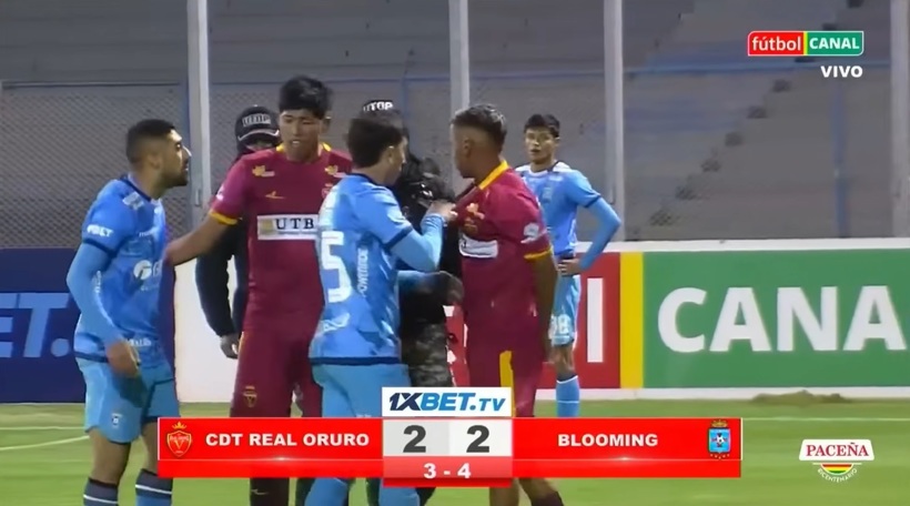 17 cartonaşe roşii s-au dat într-un meci din sferturile Cupei Boliviei