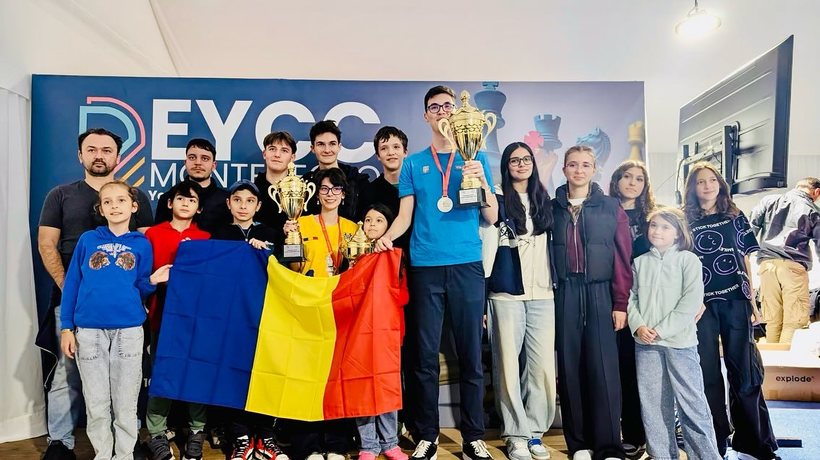 Performanţă fantastică pentru România la Campionatul European de tineret de șah. Vladimir Cnejev a câştigat medalia de argint